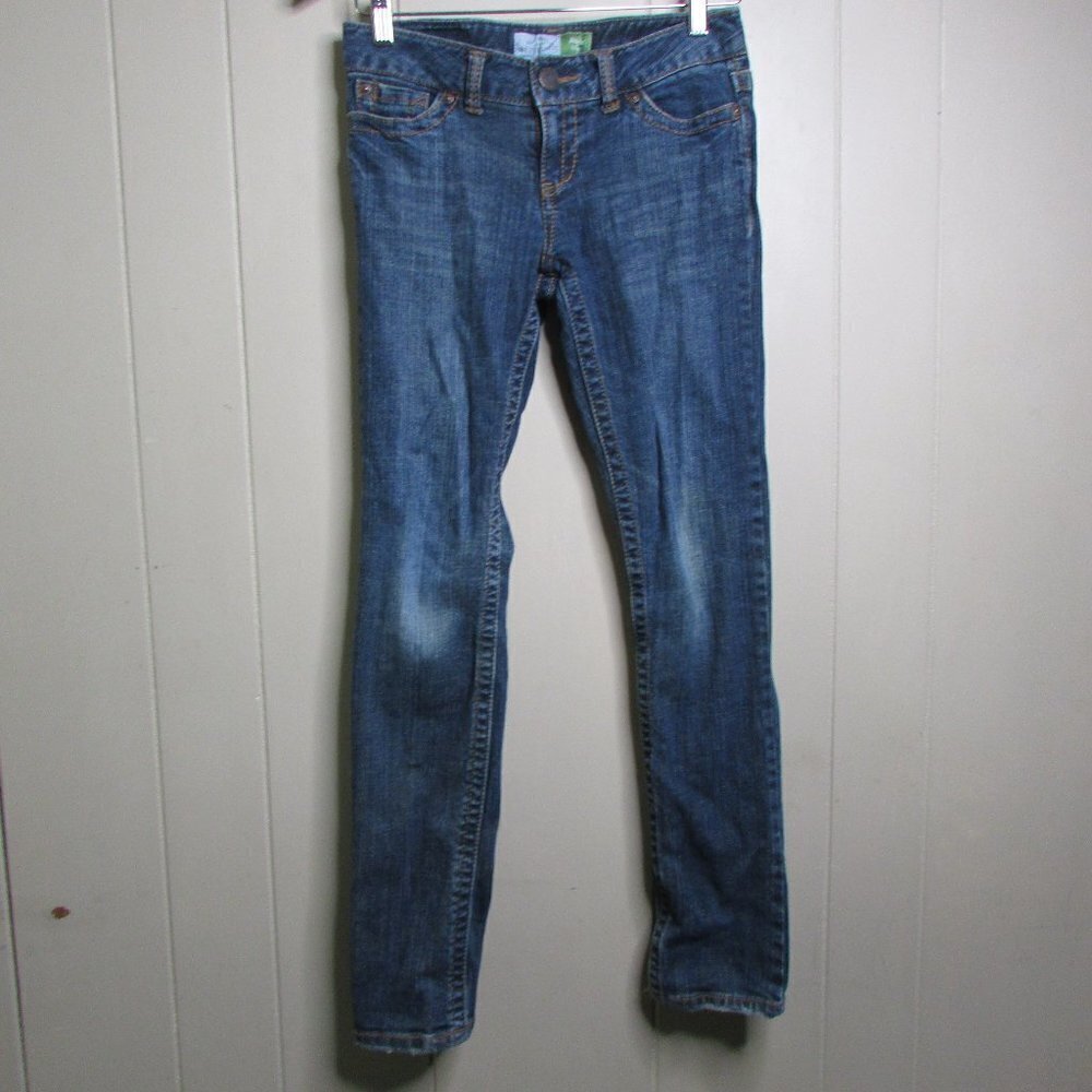 Aeropostale Bayla Skinny Jeans 0 Short Blue